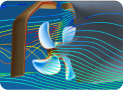 Gas turbine flow analysis